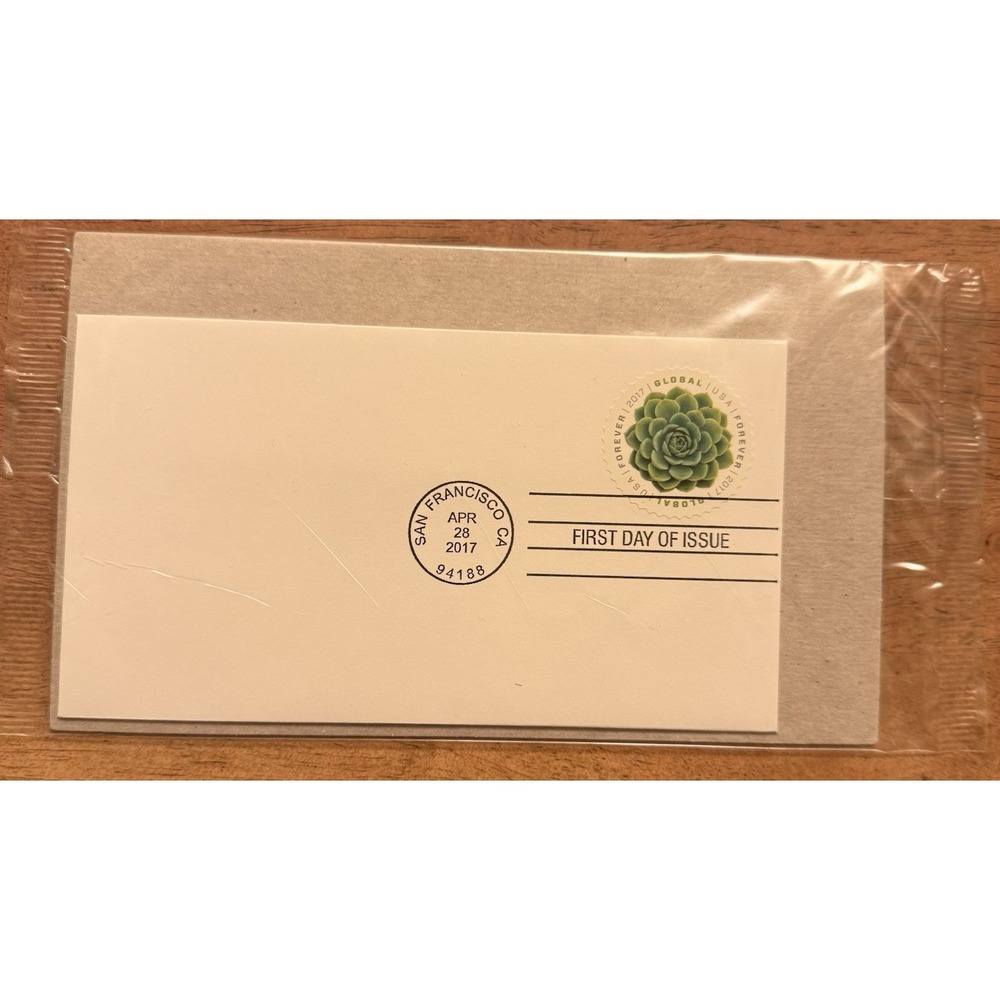 US 5198 Green Succulent FDC 2017 First Day Cover New Sealed